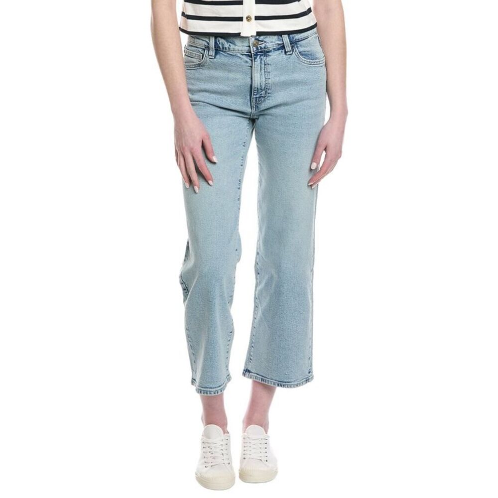 Hudson Jeans Womens  Rosalie Napa Wide Leg Ankle Jean, Blue